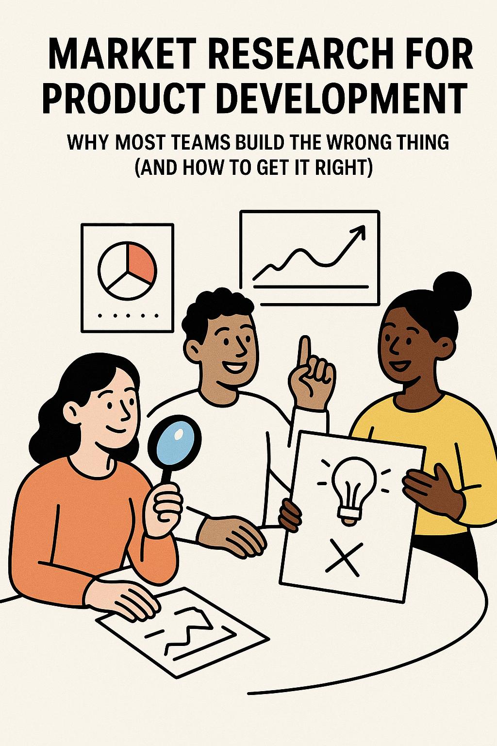 Market Research for Product Development: Why Most Teams Build the Wrong Thing (And How to Get It Right)