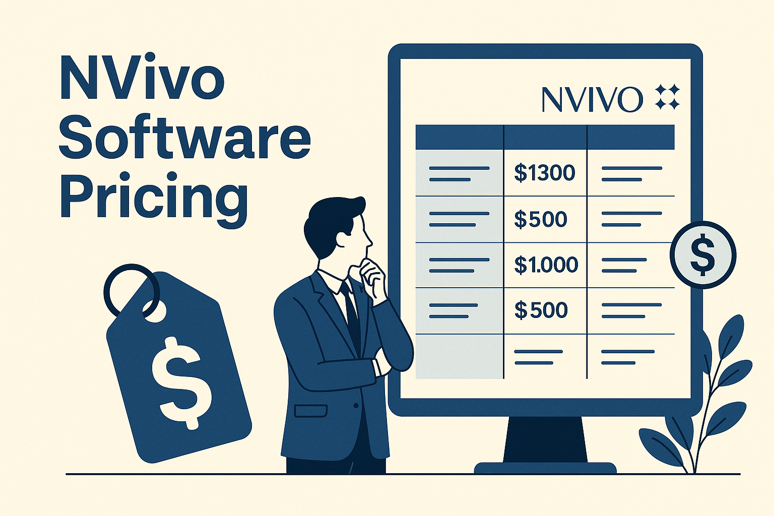 NVivo software pricing 2026: license plans, costs, and qualitative analysis tool comparison