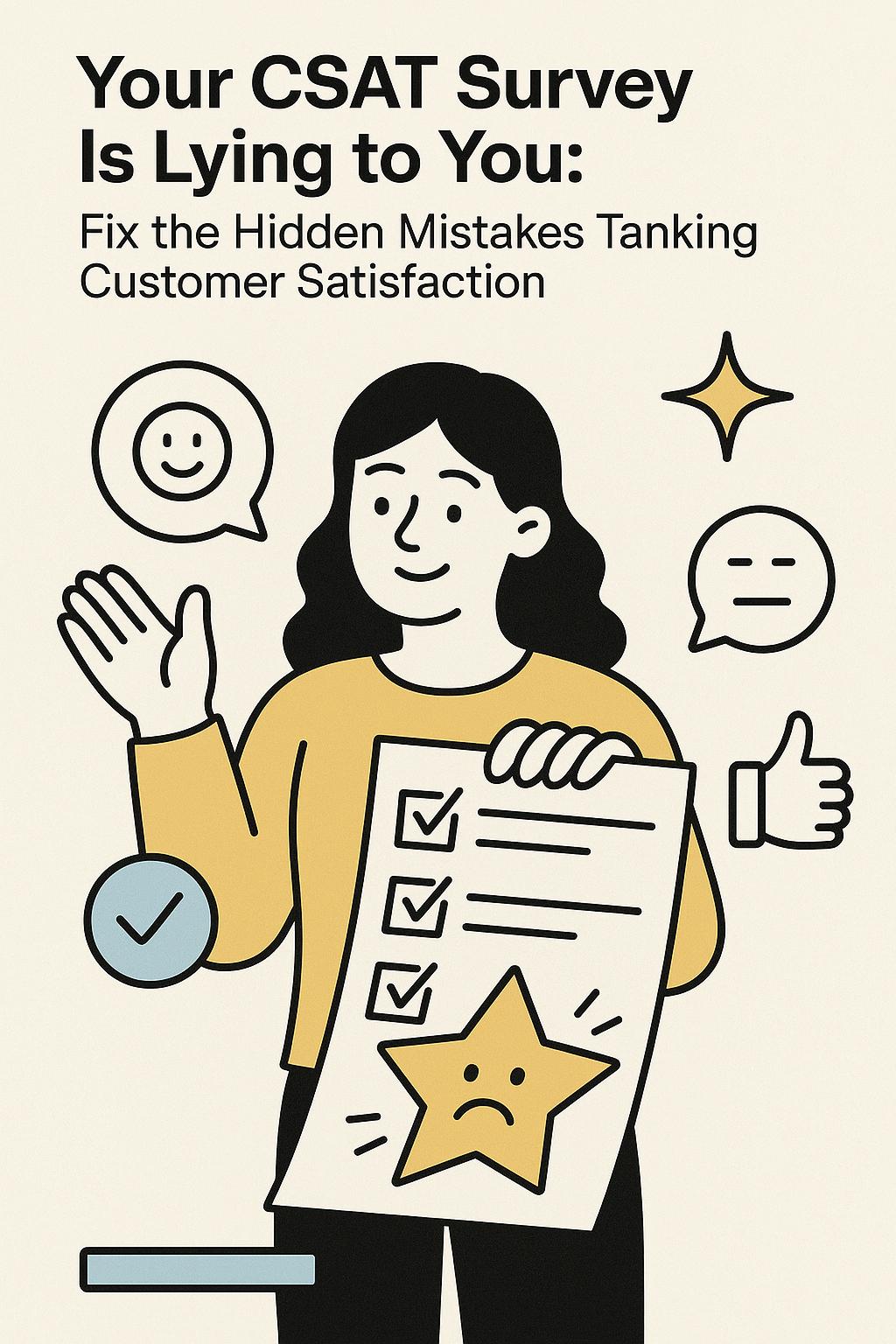 Your CSAT Survey Is Lying to You: Fix the Hidden Mistakes Tanking Customer Satisfaction