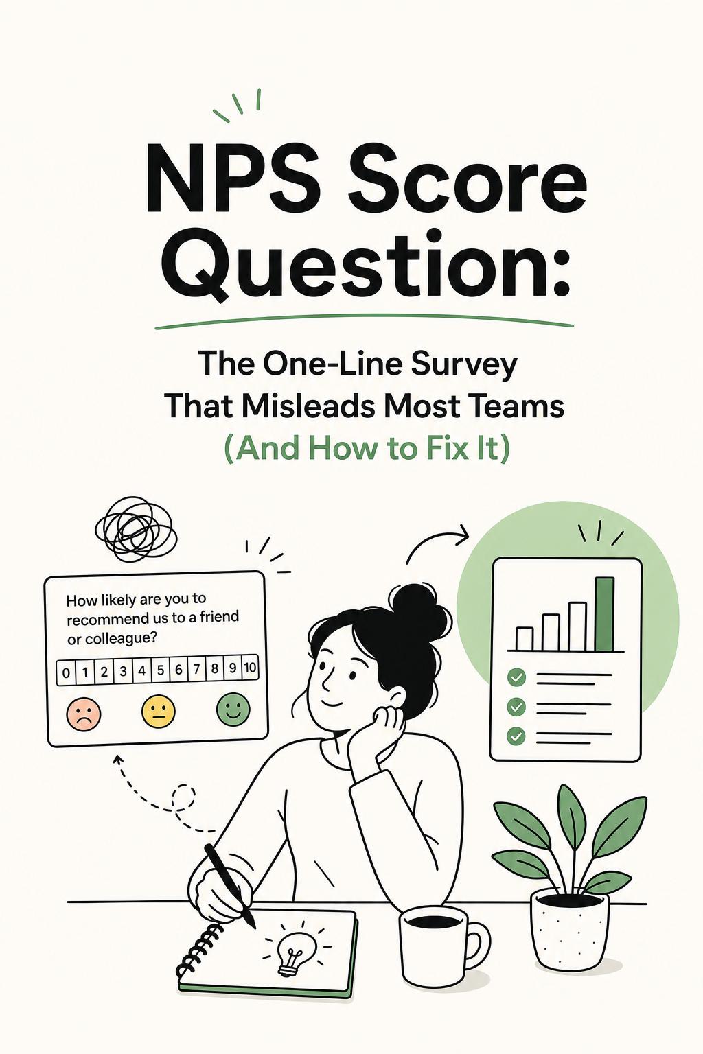 NPS Score Question: The One-Line Survey That Misleads Most Teams (And How to Fix It)