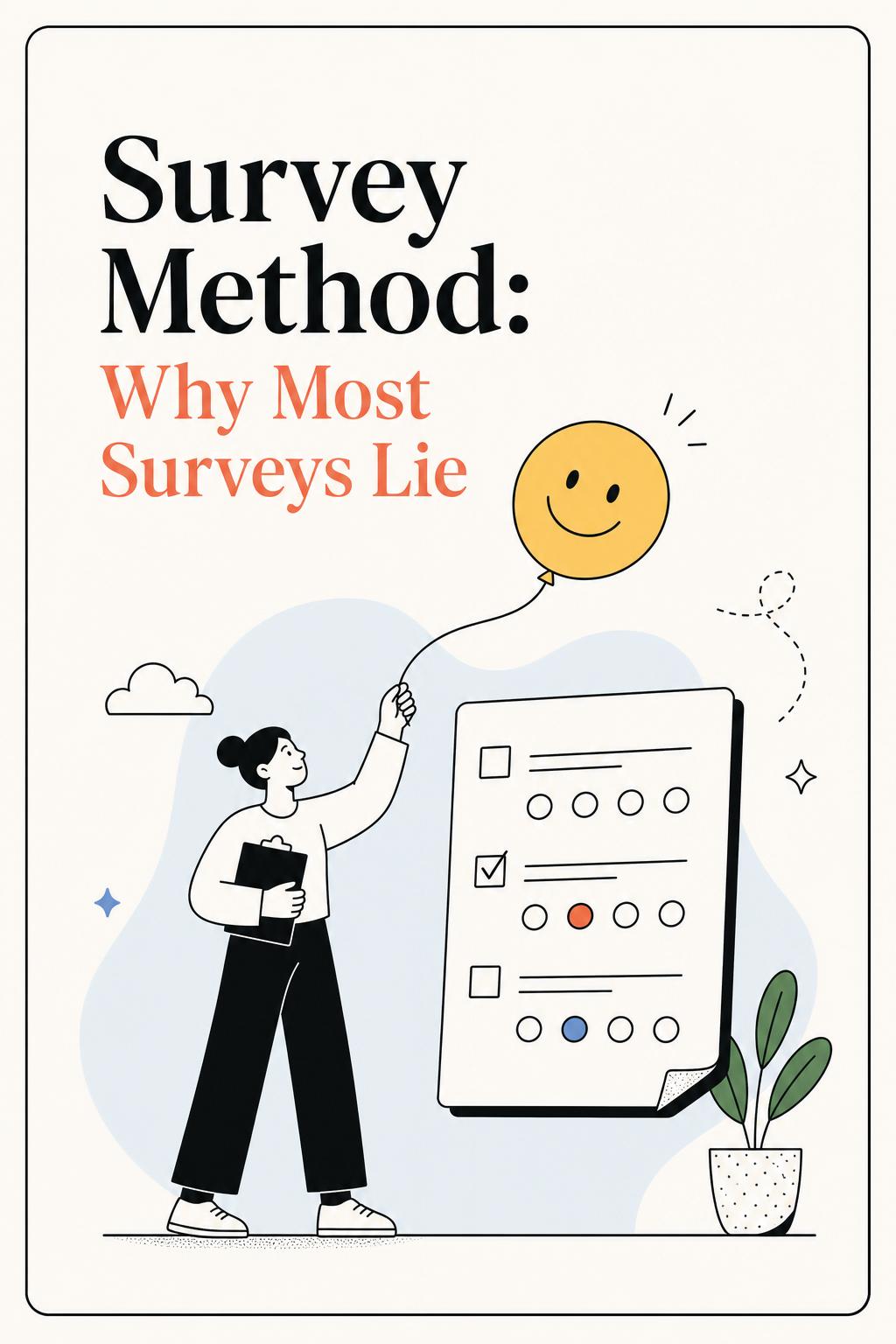 Research Methodology Survey Method: Why Most Surveys Lie (And How to Design Ones That Actually Drive Decisions)
