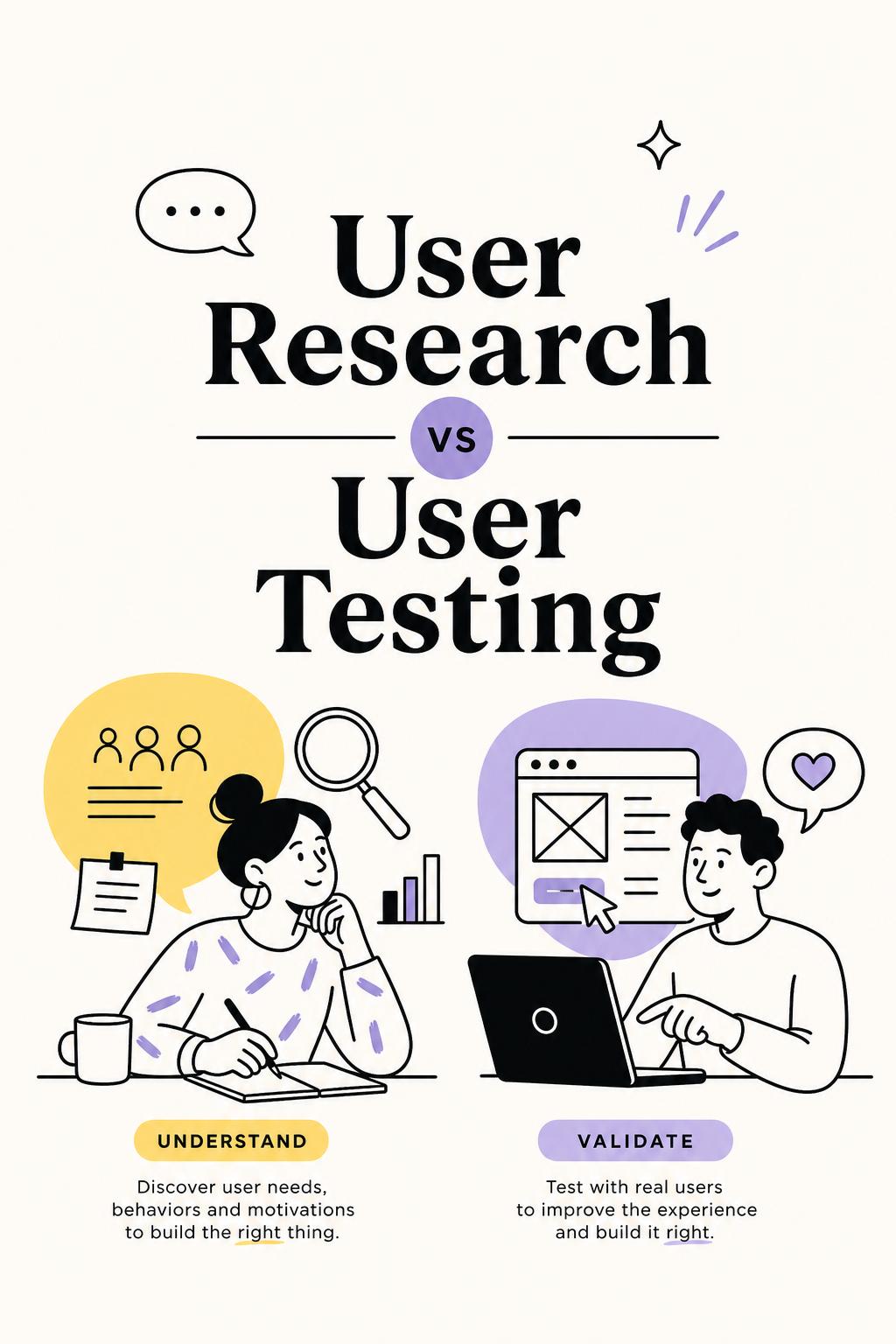 User Research vs User Testing: The Costly Mix-Up That’s Killing Your Product Decisions
