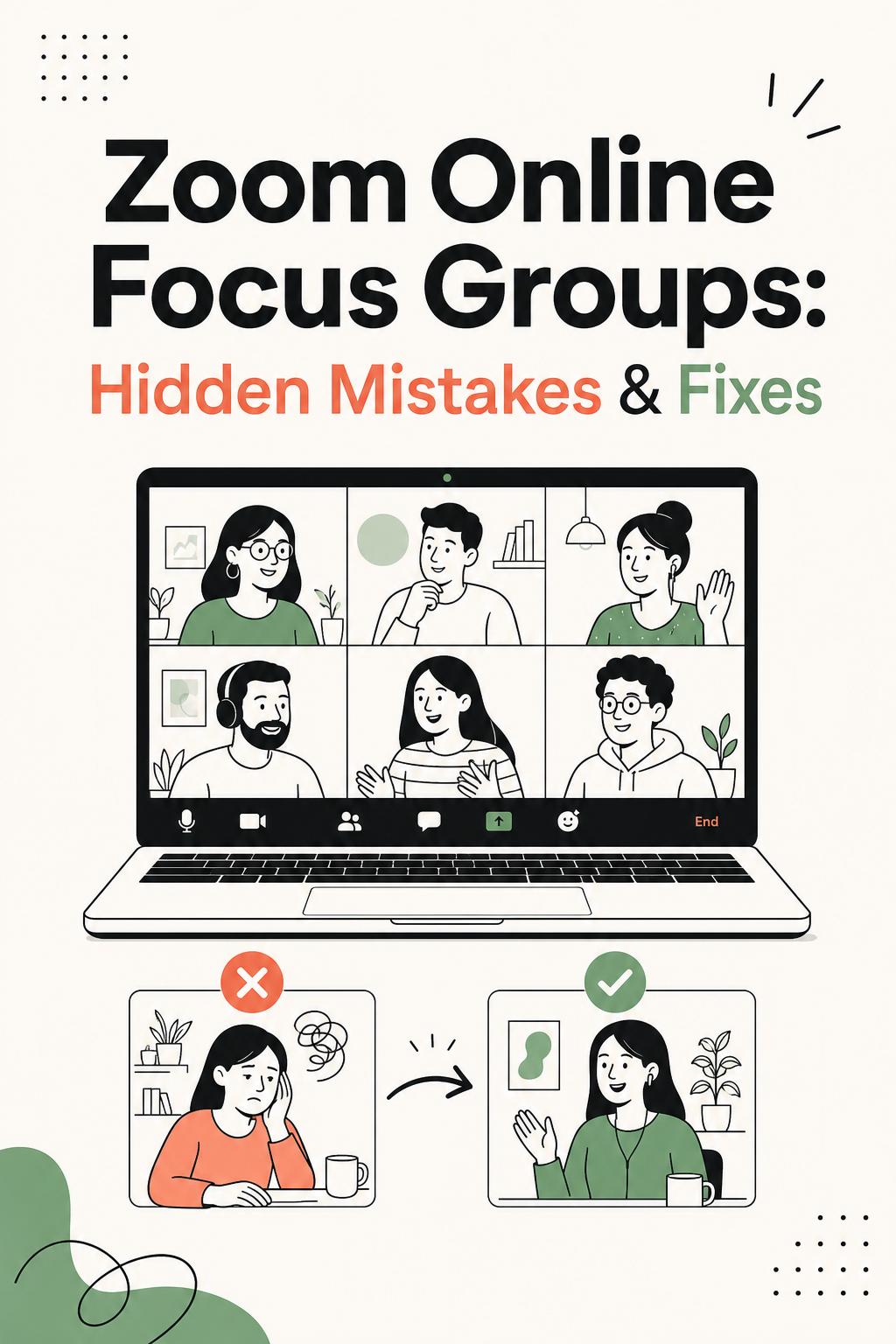 Zoom Online Focus Groups: The Hidden Mistakes That Ruin Your Insights (And How to Fix Them)