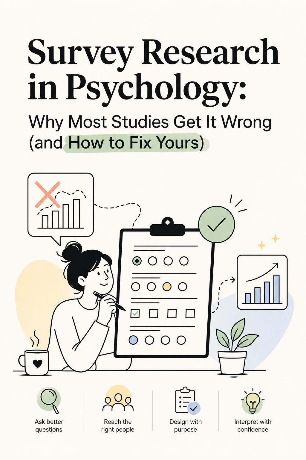 Survey Research in Psychology: Why Most Studies Get It Wrong (and How to Fix Yours)