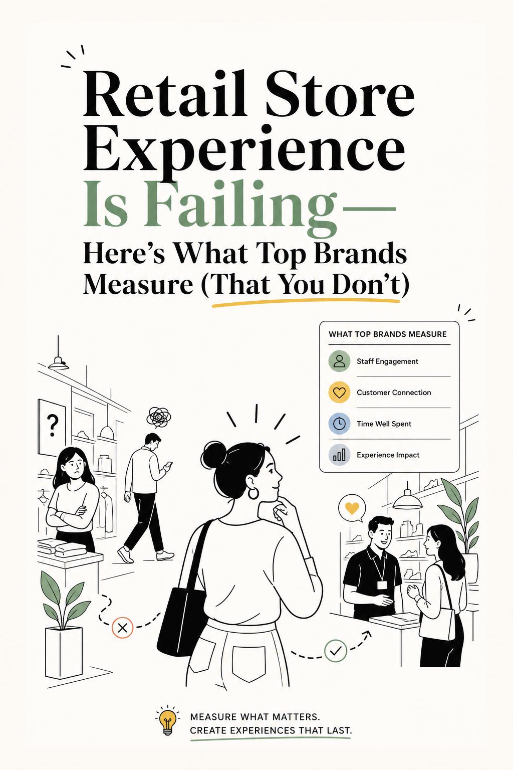 Retail Store Experience Is Failing—Here’s What Top Brands Measure (That You Don’t)