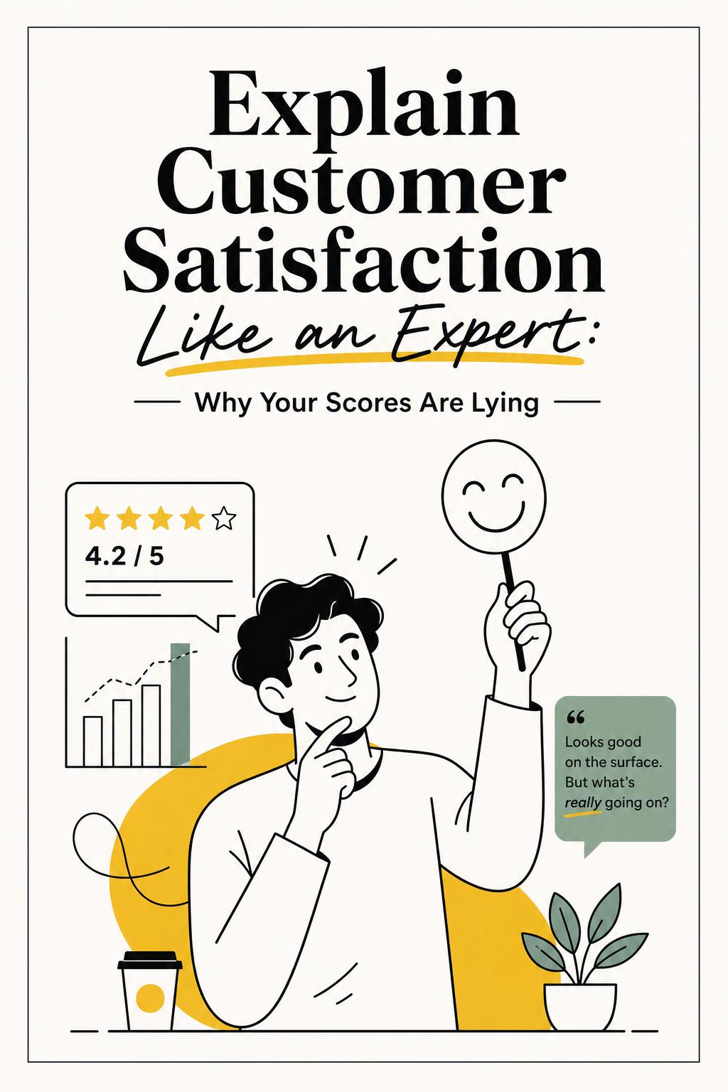 Explain Customer Satisfaction Like an Expert: Why Your Scores Are Lying (and What Actually Drives It)