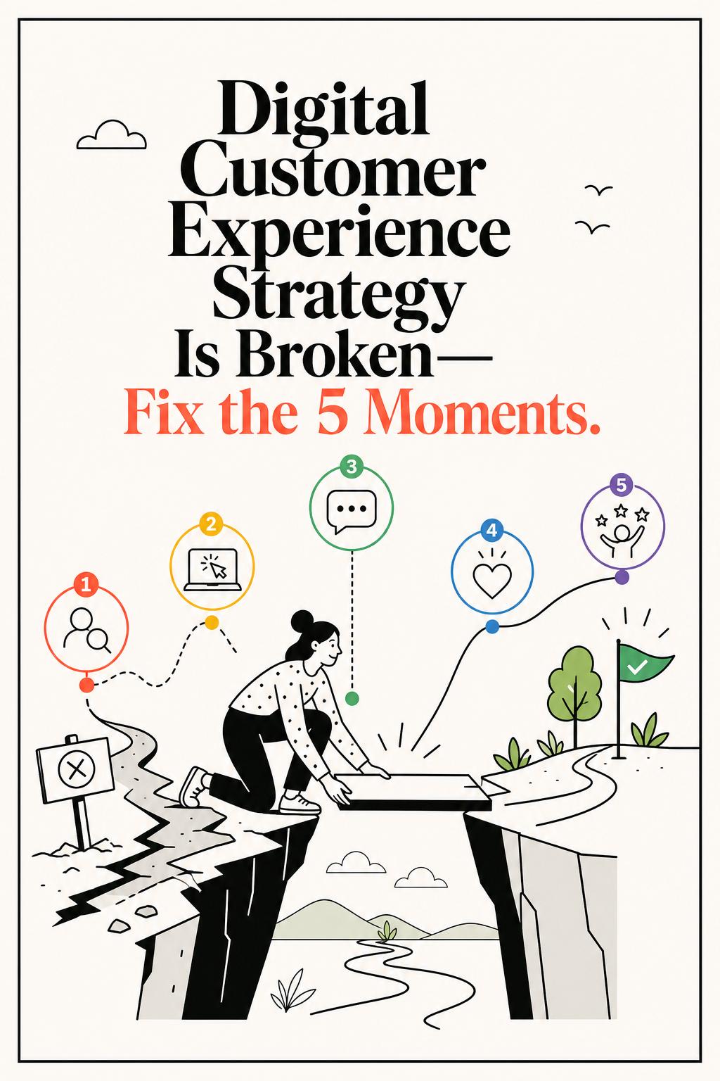 Digital Customer Experience Strategy Is Broken—Fix the 5 Moments That Actually Drive Conversion & Retention
