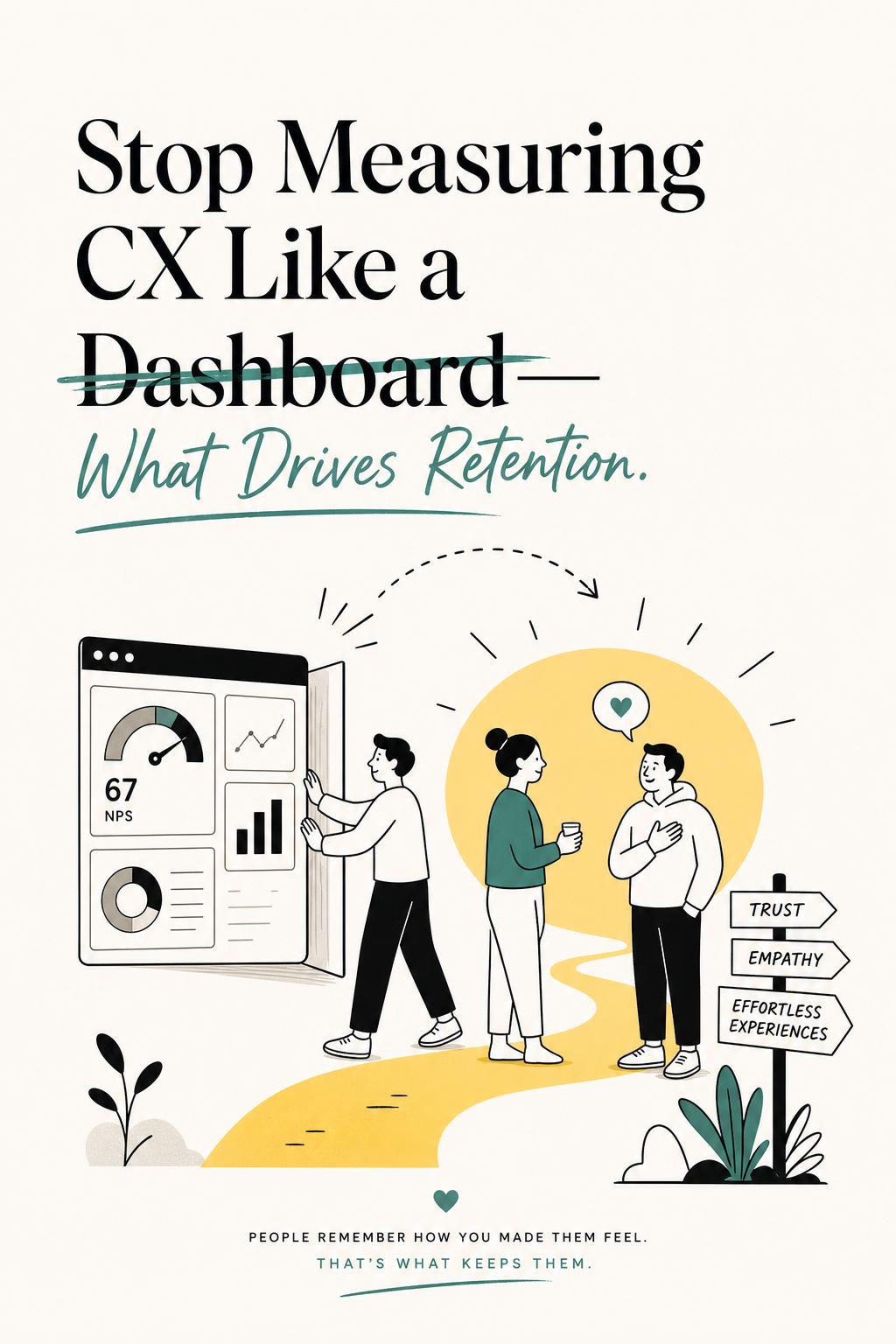 Stop Measuring Customer Experience Like a Dashboard—Here’s What Actually Drives Retention