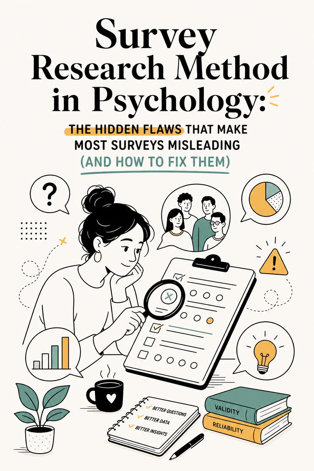 Survey Research Method in Psychology: The Hidden Flaws That Make Most Surveys Misleading (and How to Fix Them)