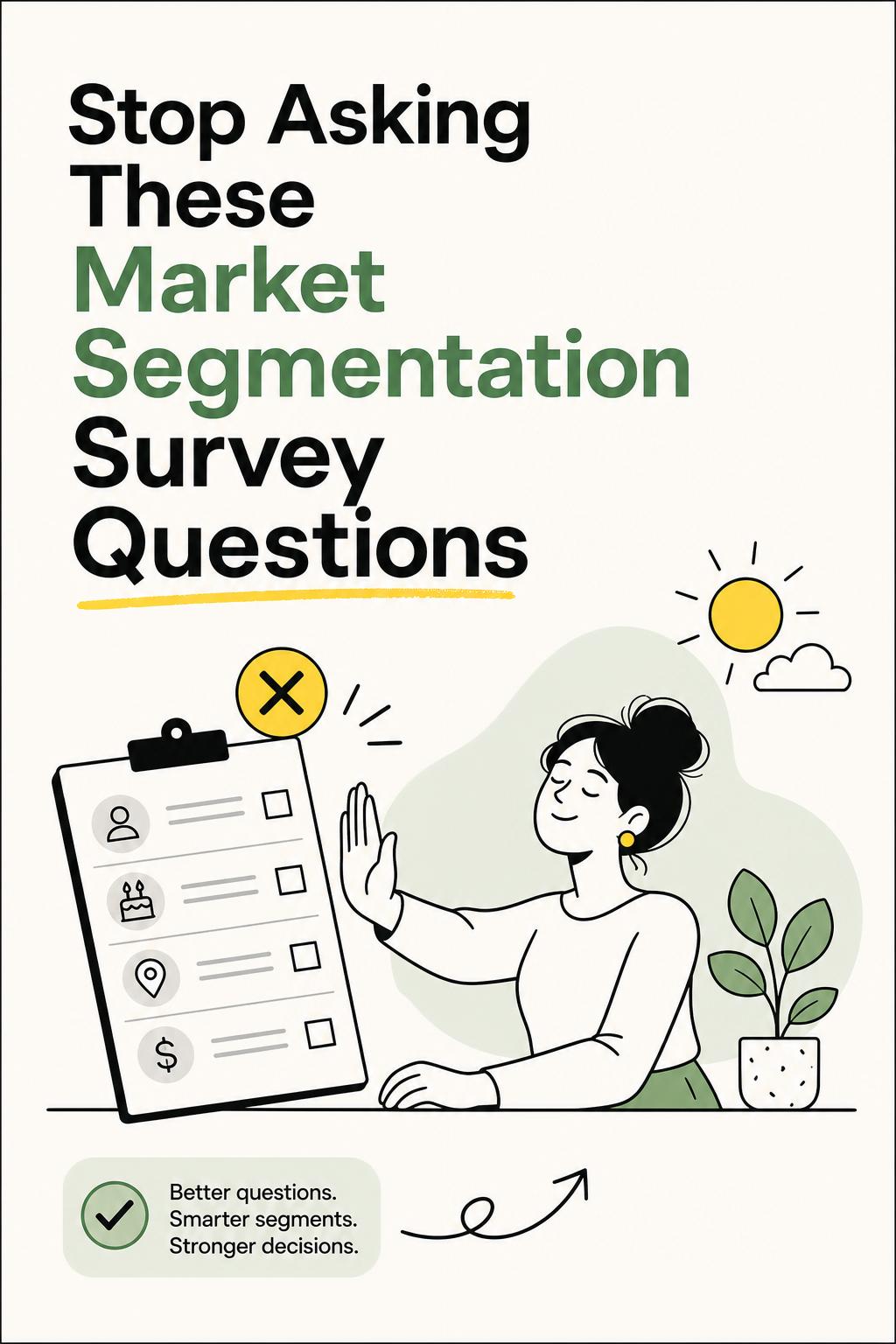 Stop Asking These Market Segmentation Survey Questions (Use These Instead to Predict Real Buyers)