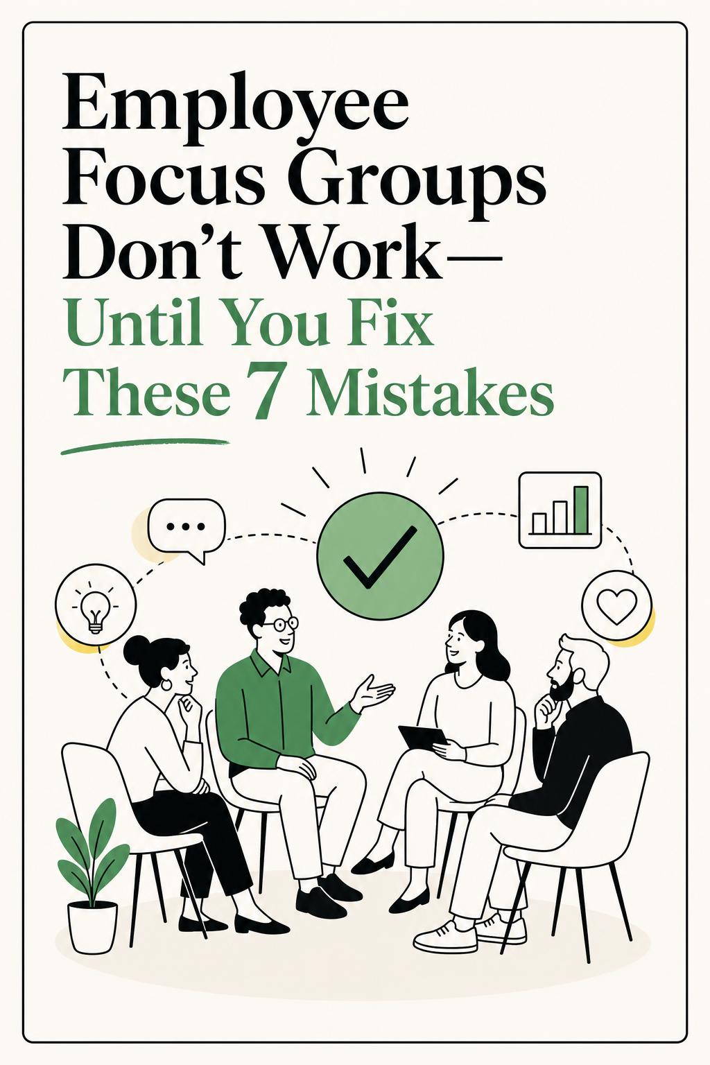 Employee Focus Groups Don’t Work—Until You Fix These 7 Critical Mistakes