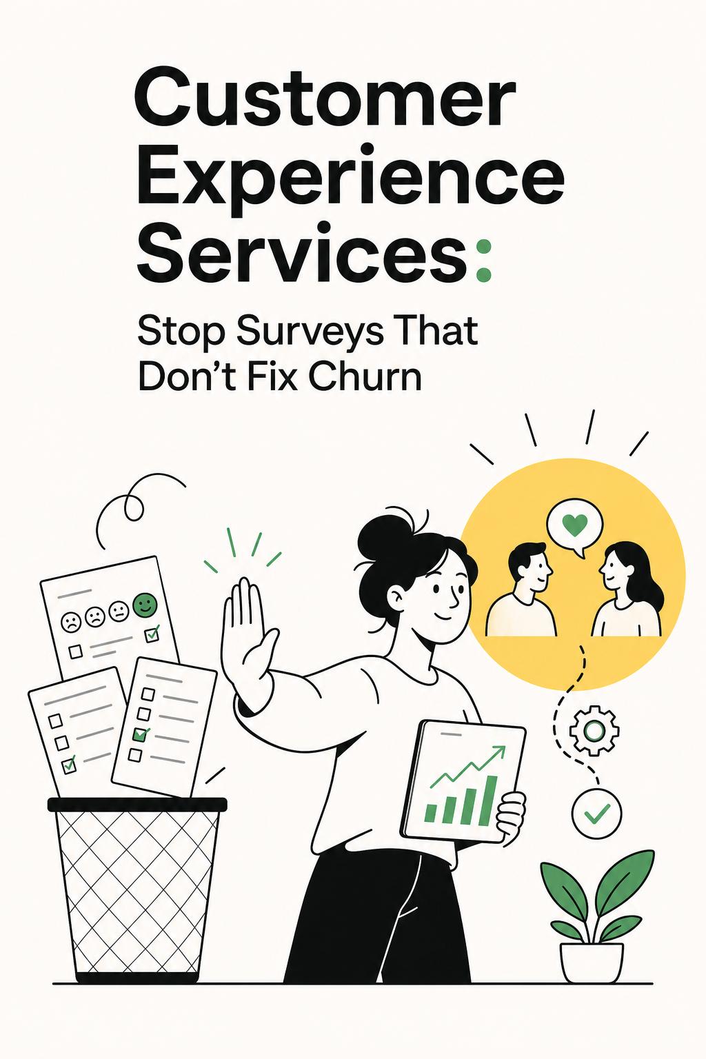 Customer Experience Services: Stop Paying for Surveys That Don’t Fix Churn