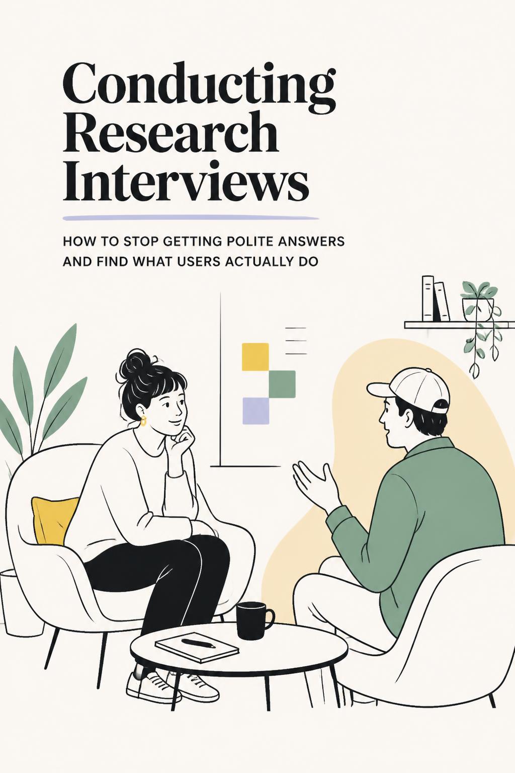 Conducting Research Interviews: How to Stop Getting Polite Answers and Find What Users Actually Do