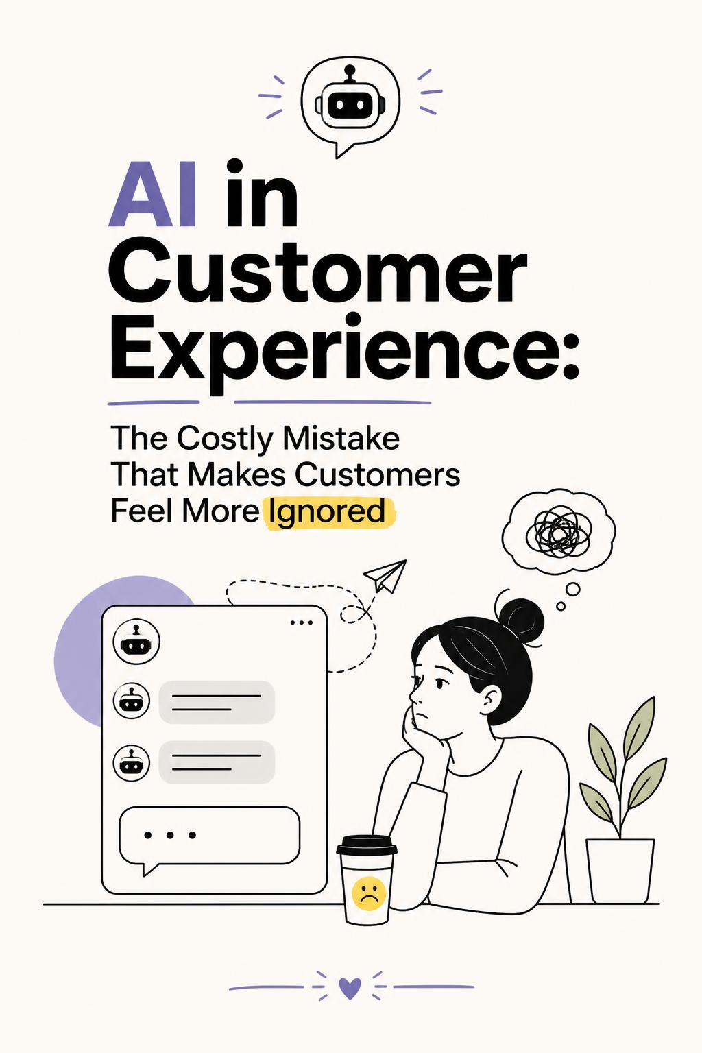 AI in Customer Experience: The Costly Mistake That Makes Customers Feel More Ignored