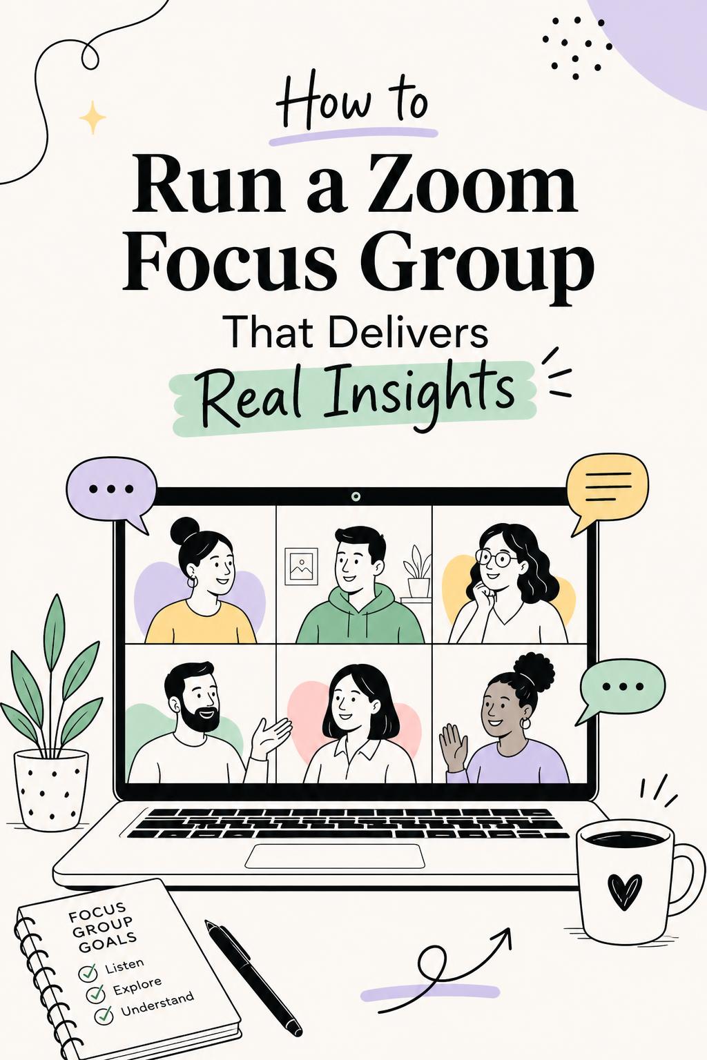 How to Run a Zoom Focus Group That Delivers Real Insights (Not Polite Opinions)