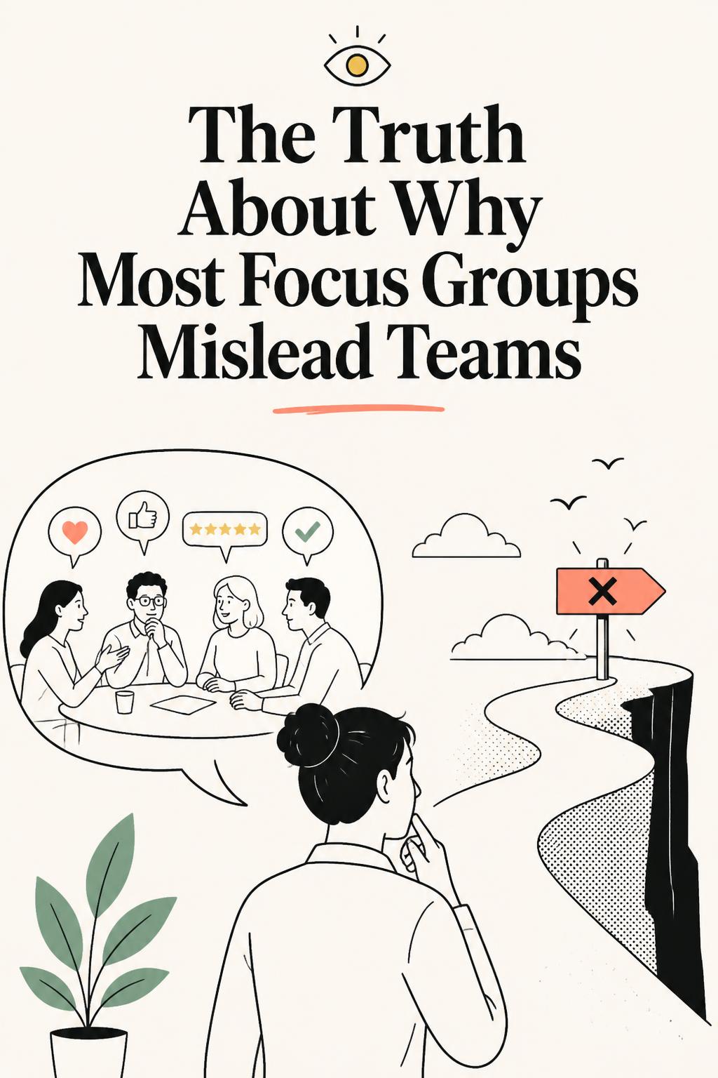 Research and Focus Groups: The Brutal Truth About Why Most Groups Mislead Teams