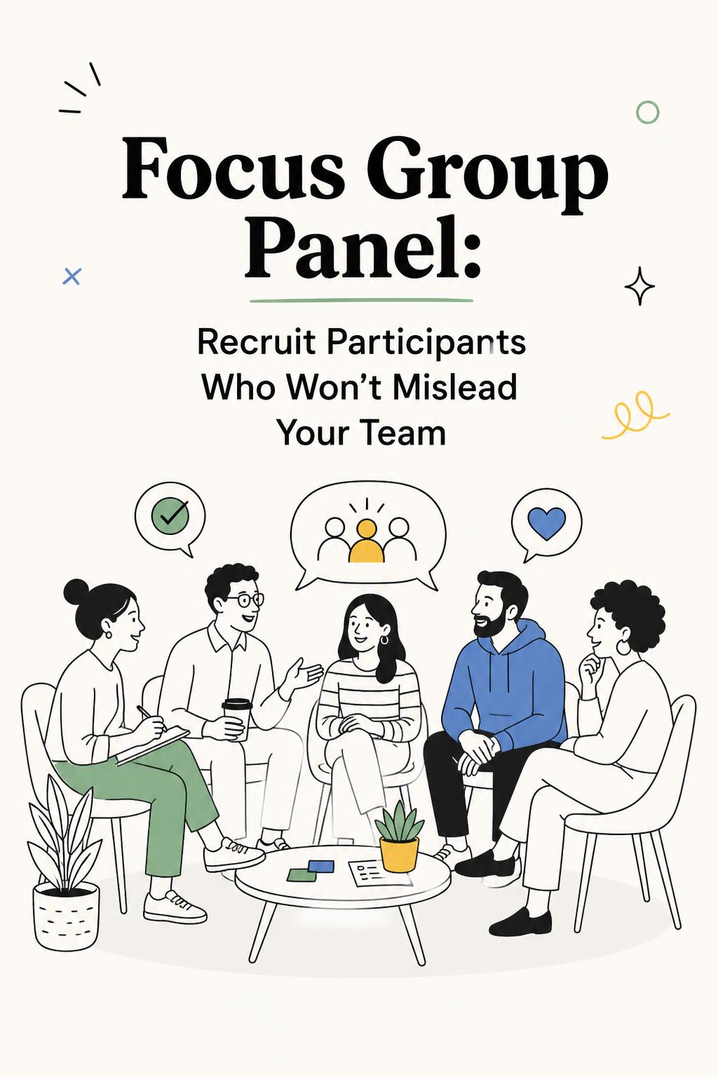 Focus Group Panel: How to Recruit Participants Who Won’t Mislead Your Team