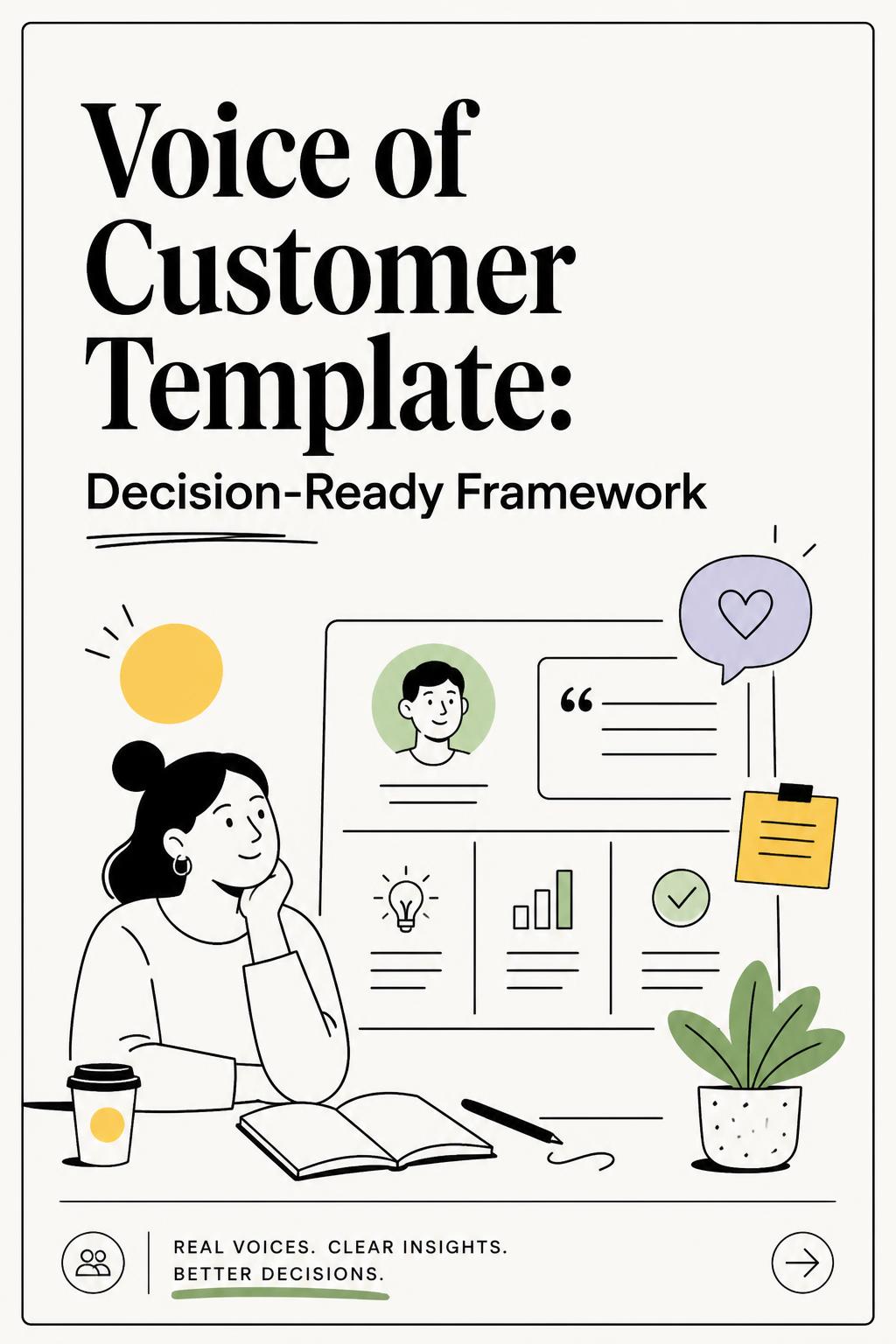 Voice of Customer Template: The Decision-Ready Framework Most Teams Skip