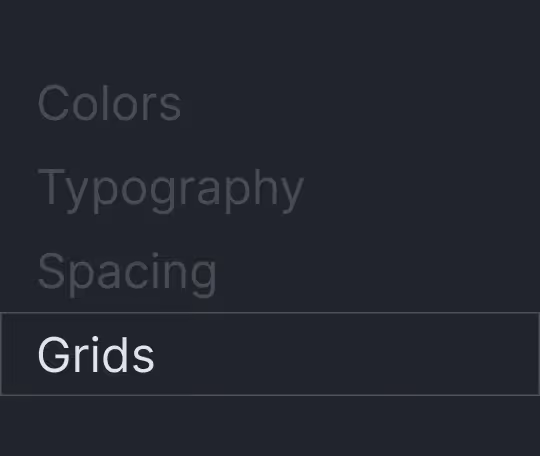 Design system
Foundation | Grids