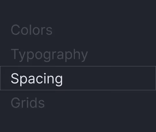 Design system
Foundation | Spacing