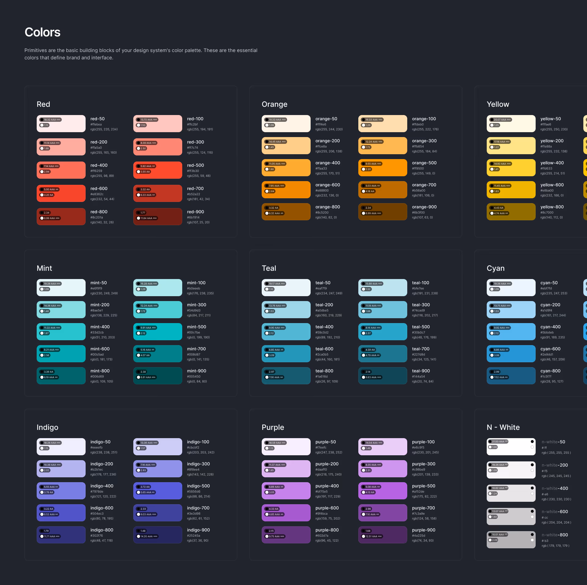 Design system
Colors | Sample