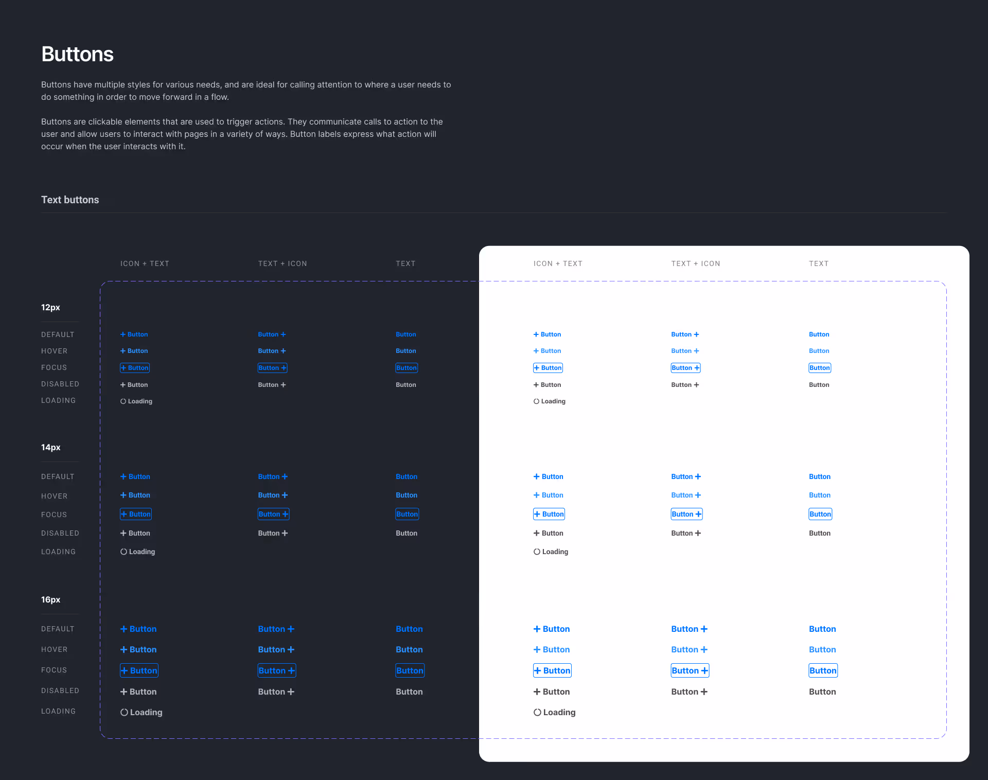 Design system
Buttons | Sample