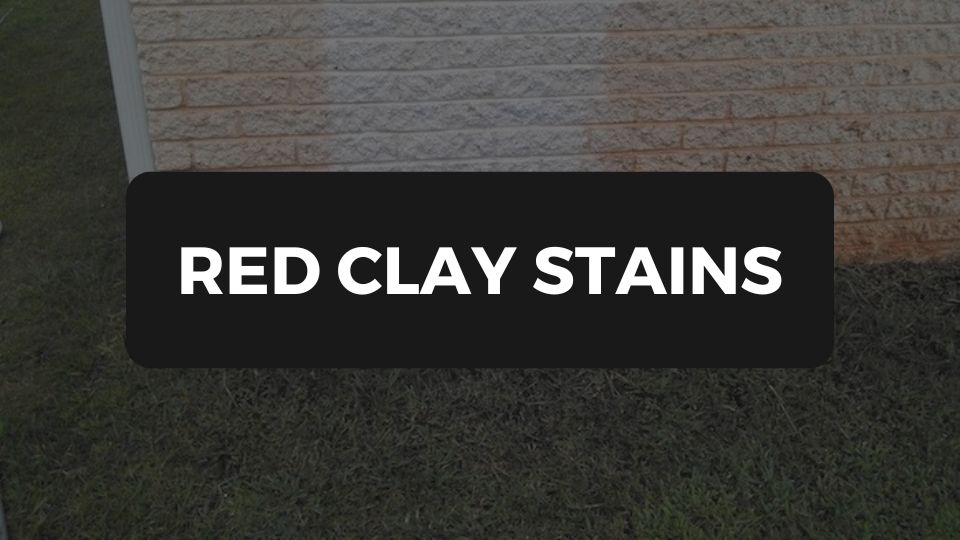 How to Remove Red Clay Stains from Concrete