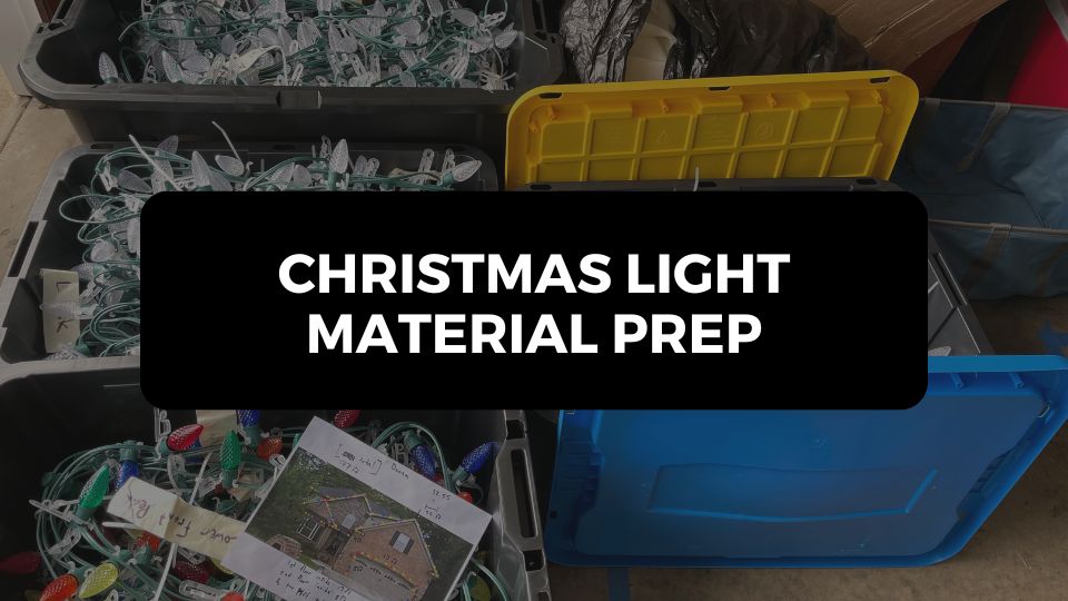 Christmas Light Material List