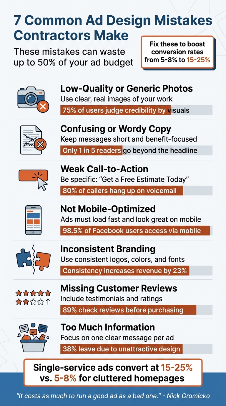 7 Common Ad Design Mistakes Contractors Make and How to Fix Them