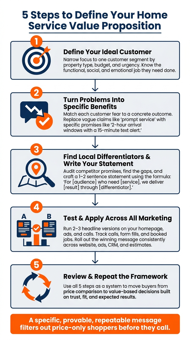 5 Steps to Define Your Home Service Value Proposition