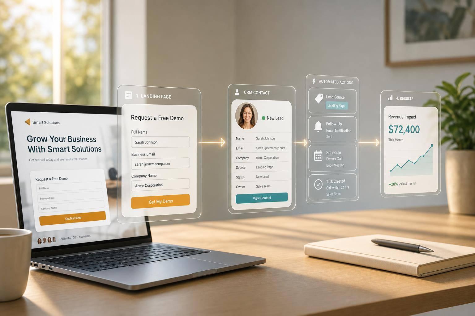 How CRM Integration Boosts Landing Page Leads