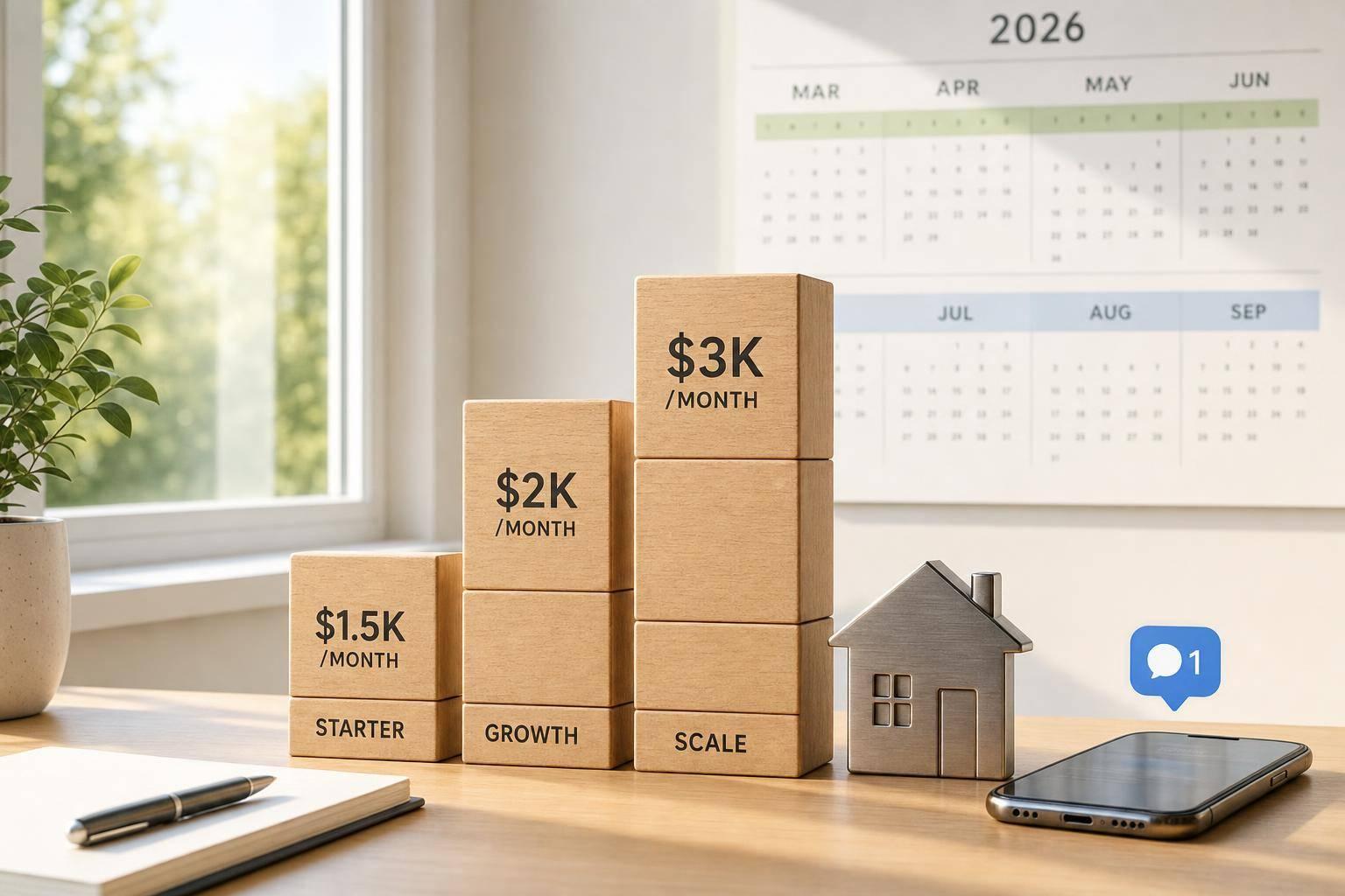 Most home-service businesses need $1.5K–$3K/month on Facebook; budget by job value, seasonality, and fast follow-up.