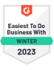 Easiest to do business with badge