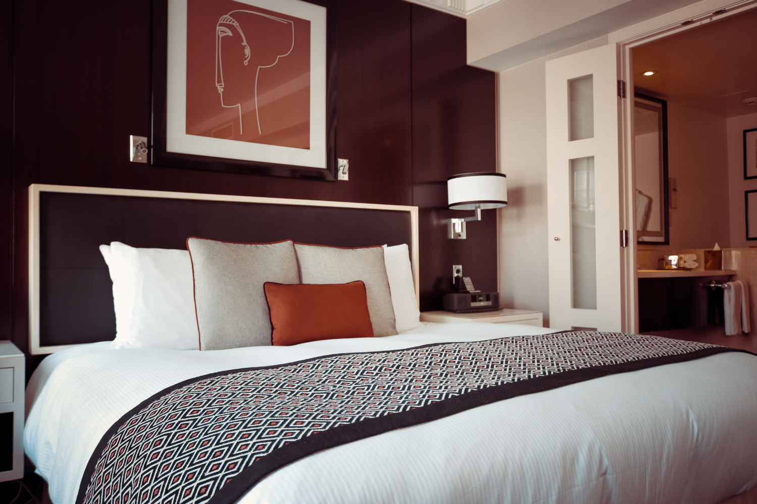 hotel bed