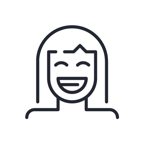 smiling person