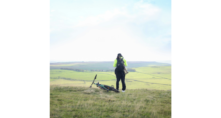 hiking, cycling and exploring in nature as a hobby