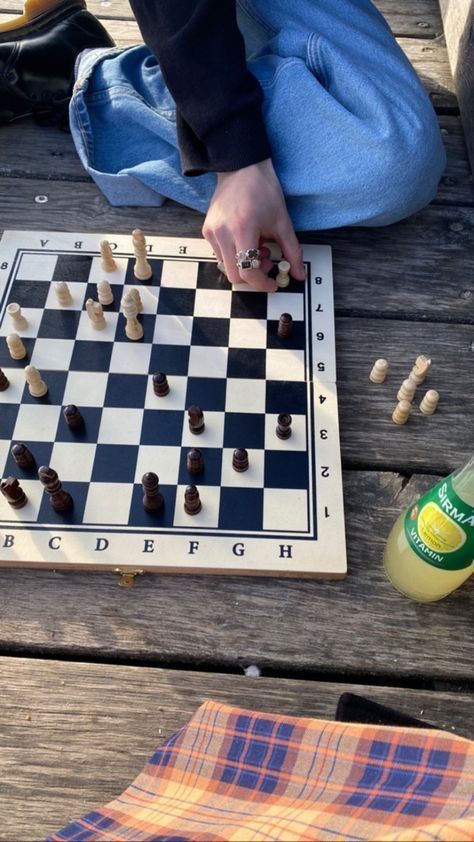 playing chess with friends as a hobby