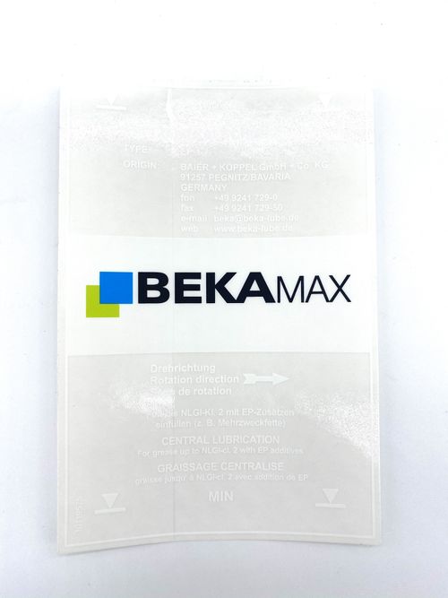 Schild Füllstand EP1/2.5 KG