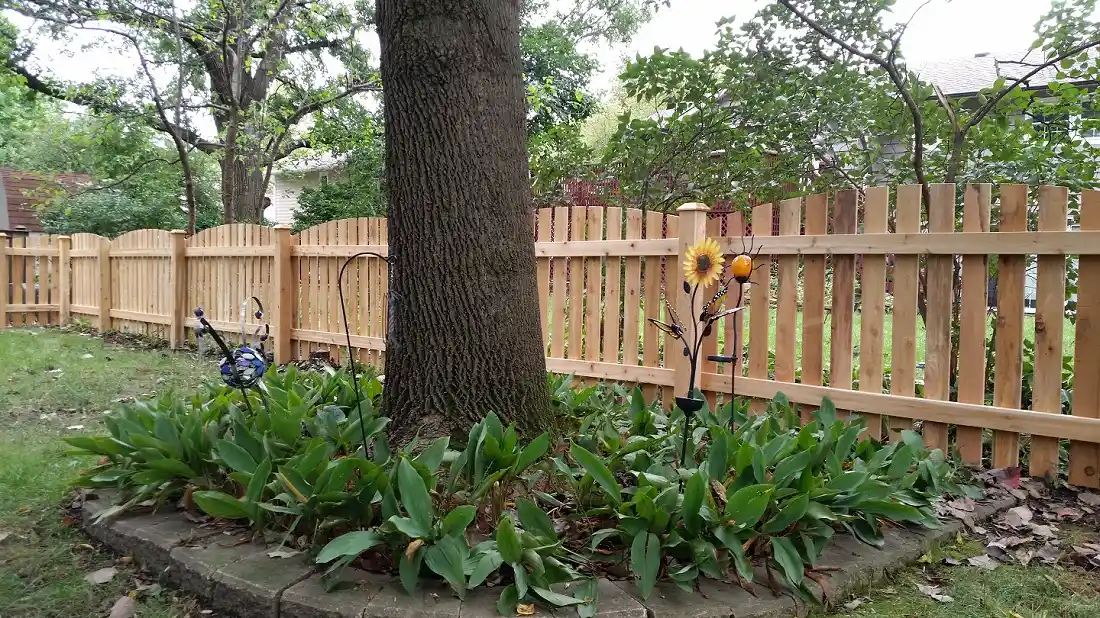 first photo of white beautiful fence