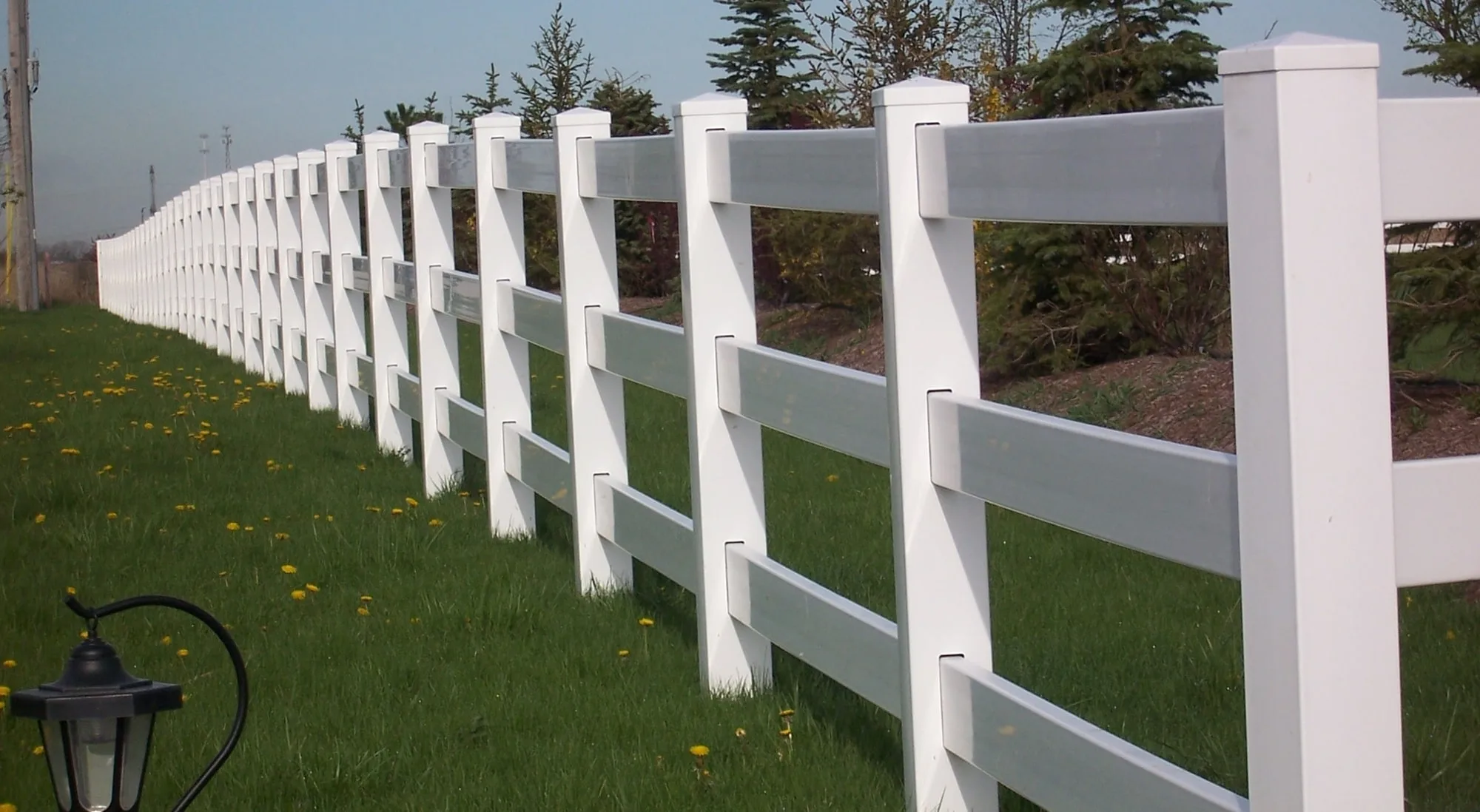 first photo of white beautiful fence