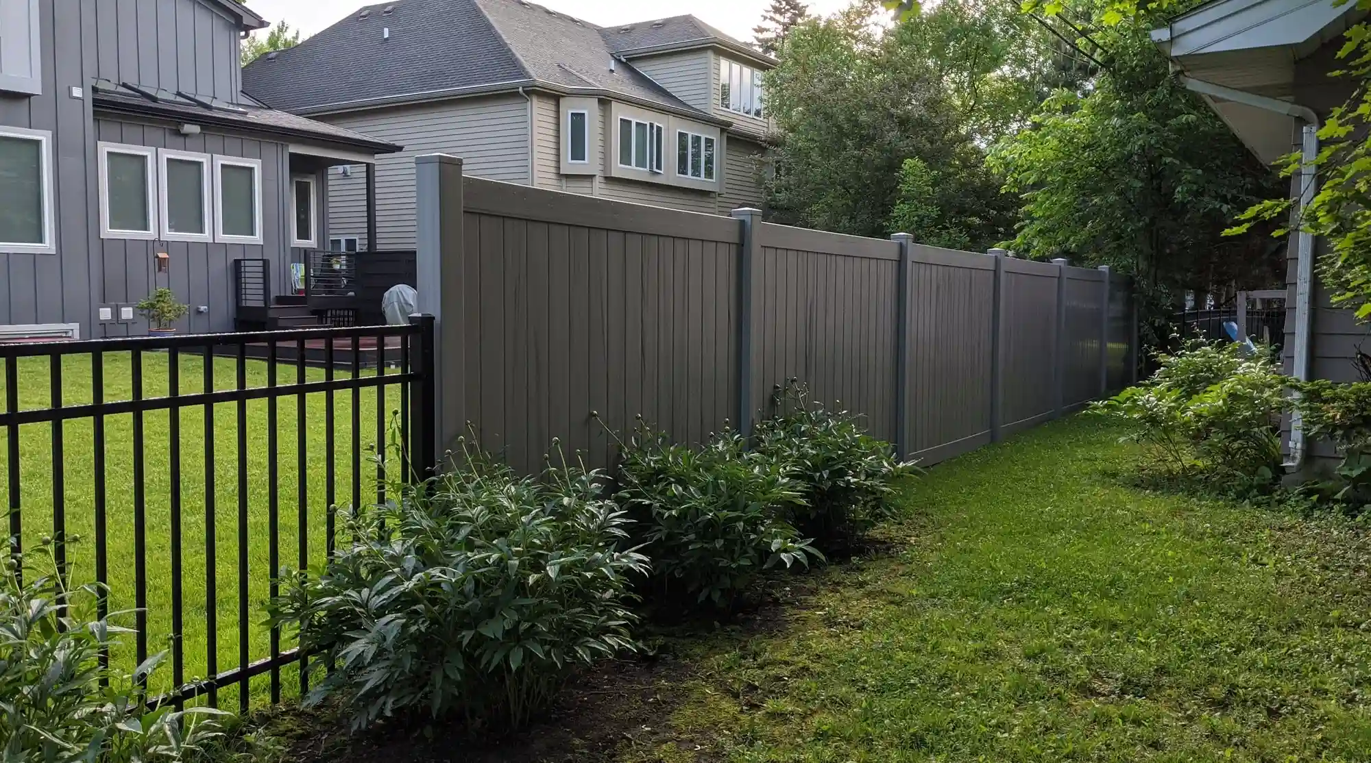 first photo of white beautiful fence