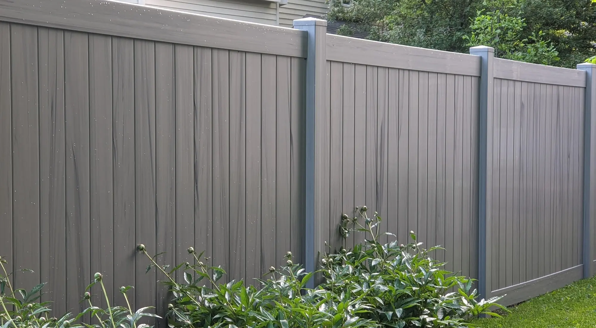 first photo of white beautiful fence