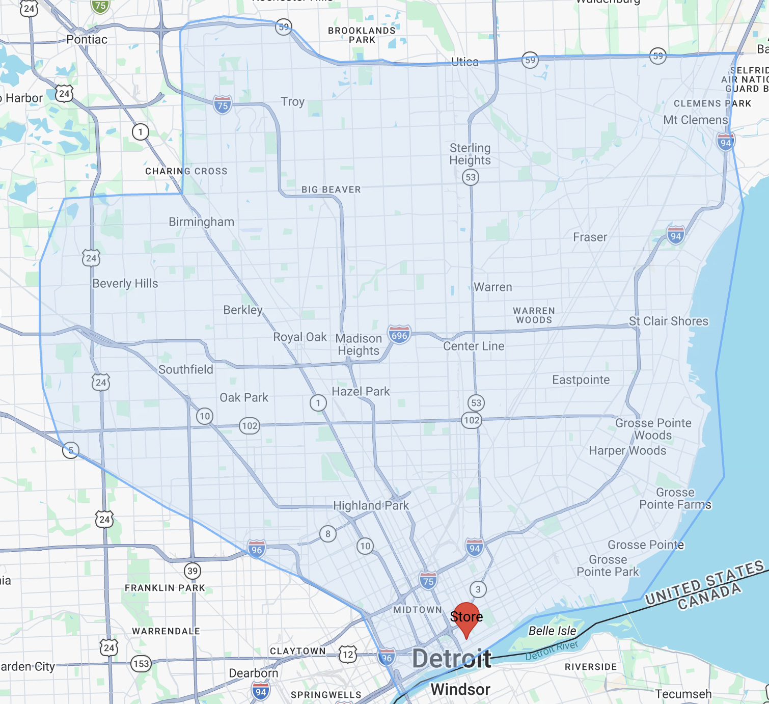 Detroit Laundry Services the majority of the population in Wayne, Macomb, and Oakland Counties