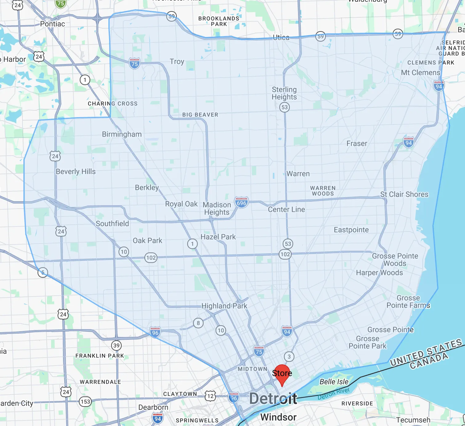 Detroit Laundry Services the majority of the population in Wayne, Macomb, and Oakland Counties