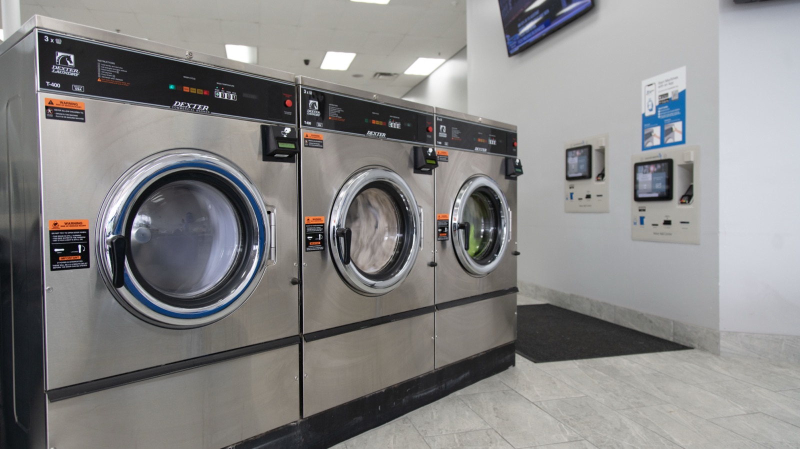 Commercial washers at our Detroit facility