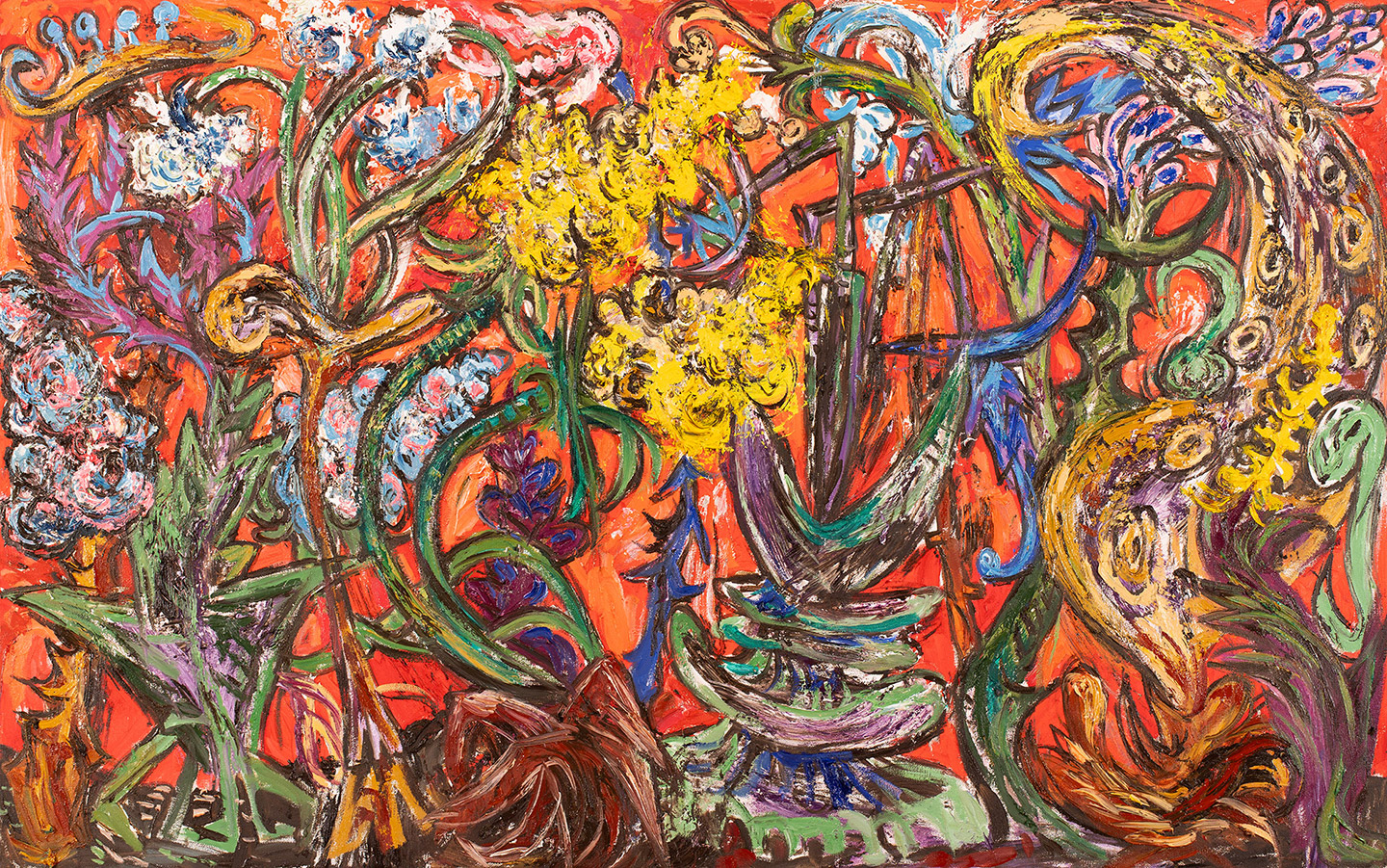 Abstract painting by Gary Mayer