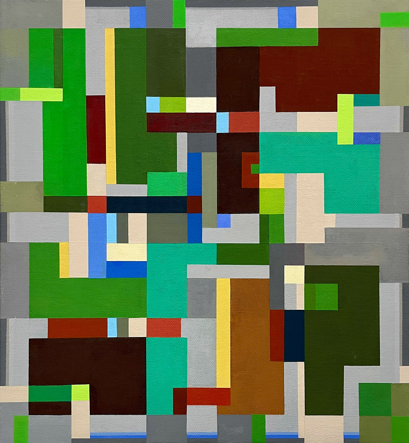 Abstract painting by Donna Tadelman