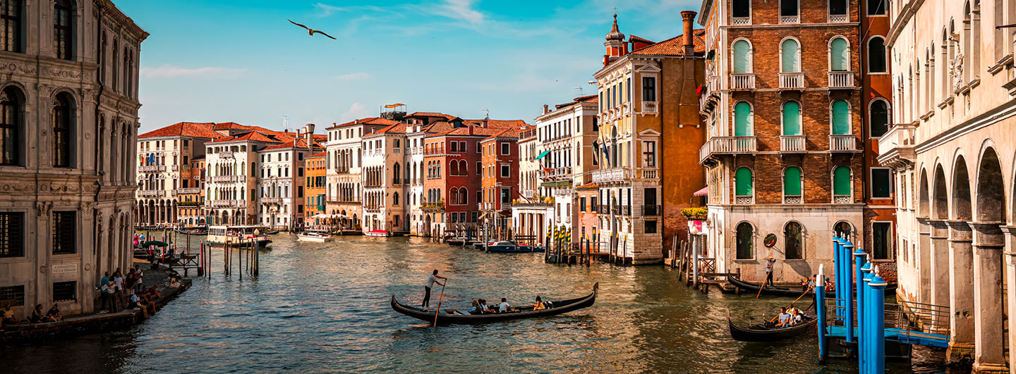 Gondolier in venice