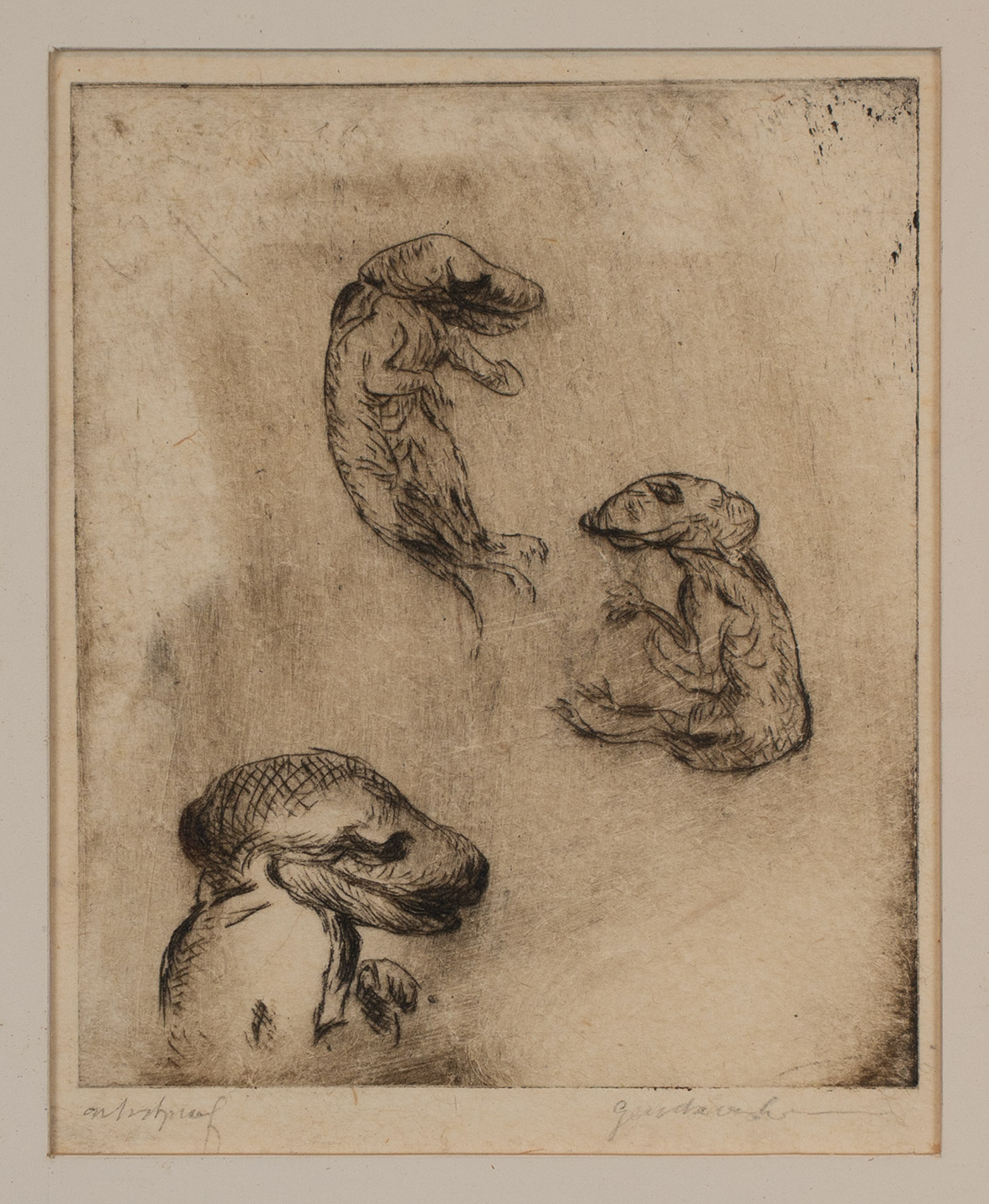 Print by artist, Gerda van Leuwen