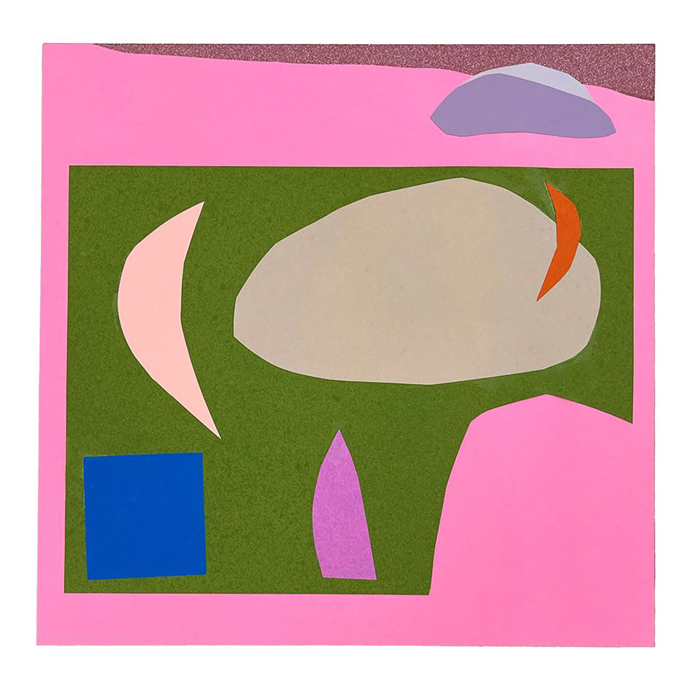 Pink and green Collage